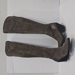 Naya Ansible Over t/he Knee Boots Size 6.5  Army Green Suede